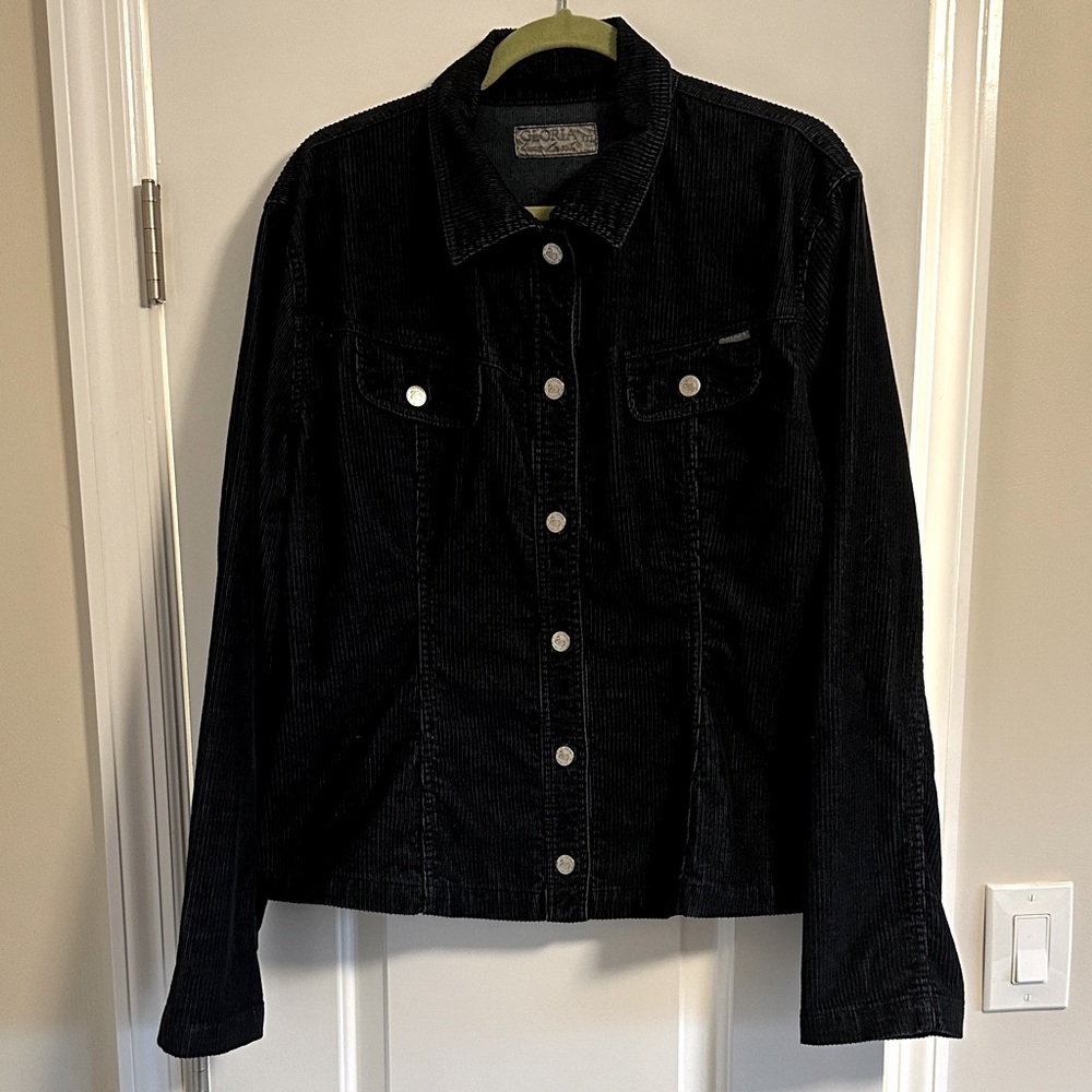 Gloria Vanderbilt Blue Jean Jacket Size XXL